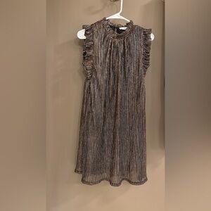 THML Mini Metallic Dress